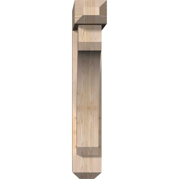 Legacy Craftsman Smooth Bracket W/ Offset Brace, Douglas Fir, 7 1/2W X 32D X 44H